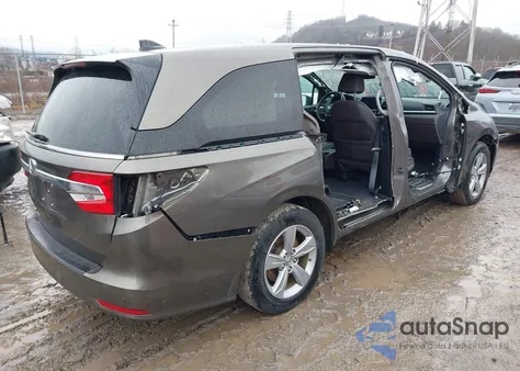 2019 Honda Odyssey Ex-L из США, поврежденный, VIN 5FNRL6H74KB092544